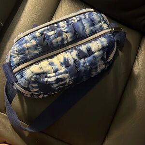Blue Tie Dye Cross Body
